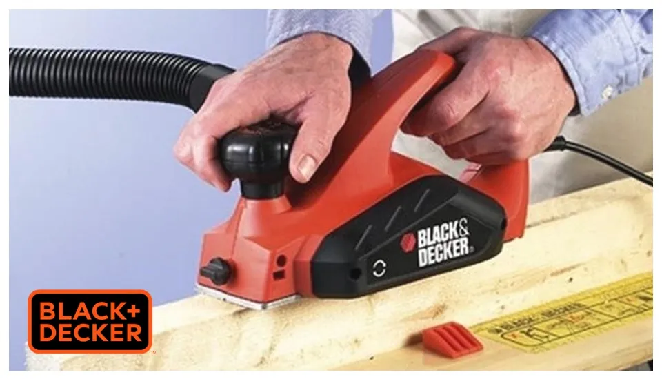 Black & Decker 8 mm KW712-QS 650W Rebating Planer, 17000 Rpm, 650 Watt