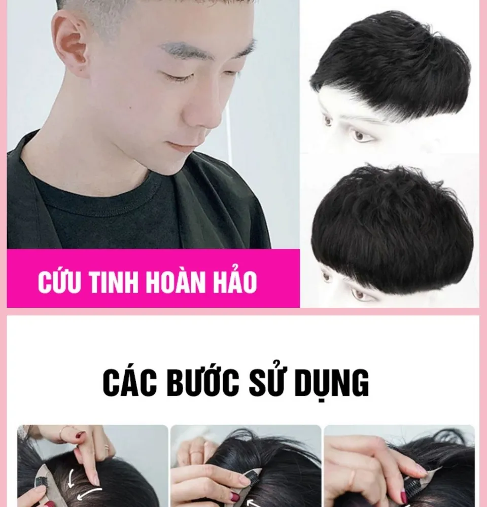 tóc giả nam giá tốt Tháng 2 2023  Mua ngay  Shopee Việt Nam