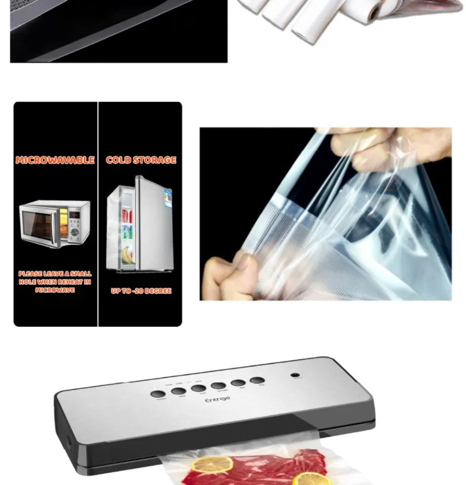 How to Vacuum Pack Food with Entrige Vacuum Sealer Machine 