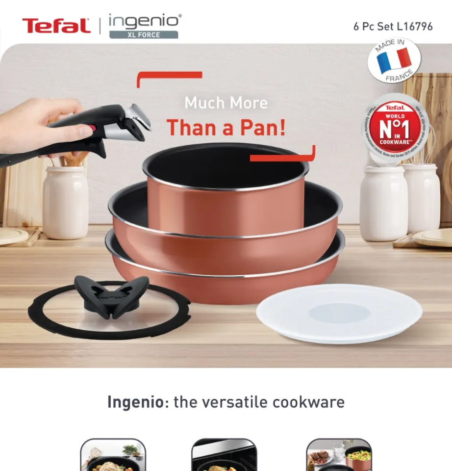 Tefal Ingenio XL Force 6pc Storage & Cookware Set