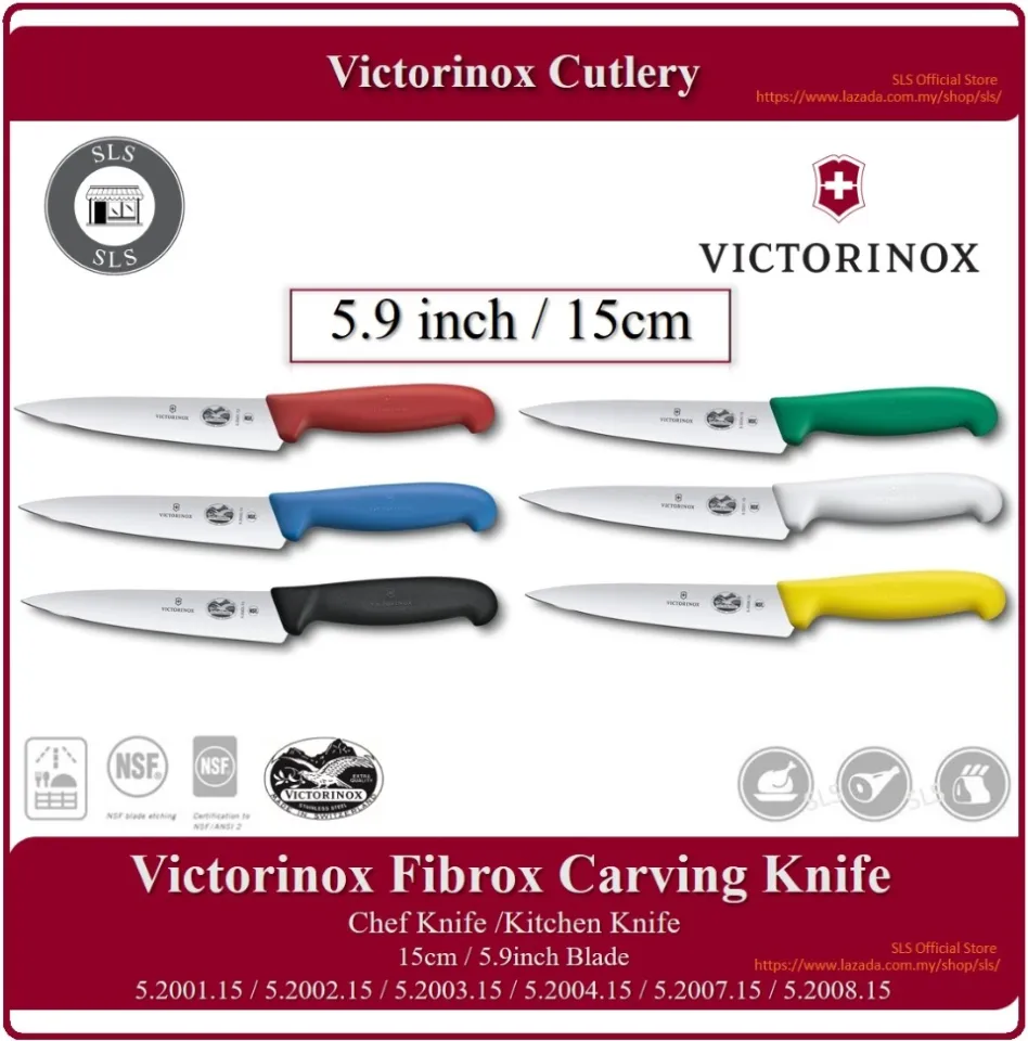 Chef's Knife 15 cm Green Handle Fibrox 5.2004.15 VICTORINOX