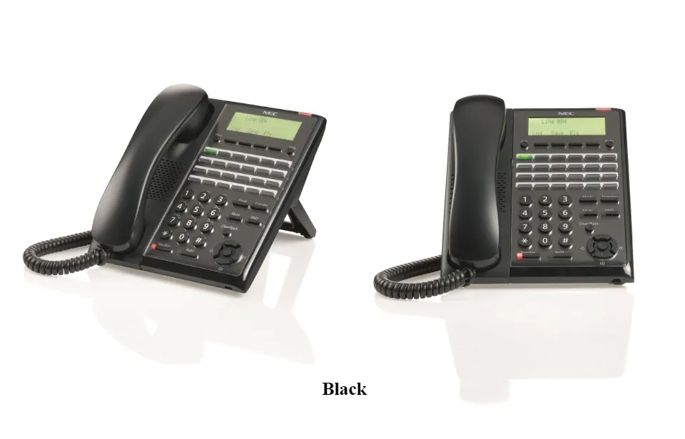 เครื่องโทรศัพท์ Key Telephone NEC รุ่น IP7WW-24TXH-A1-TEL(BK) ใช้