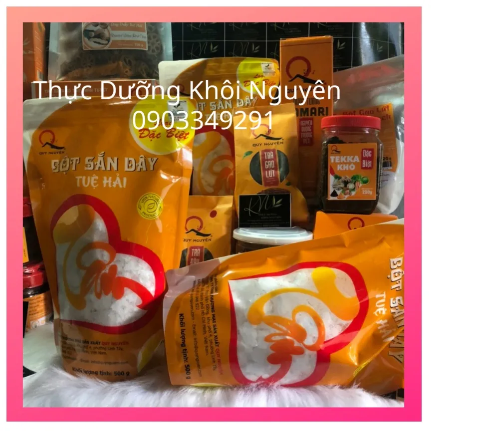 Bột Sắn Dây Quy Nguyên Gói 500G (Loại Đặc Biệt) Bột Sắn Dây Nguyên Chất Thầy Tuệ Hải | Lazada.Vn