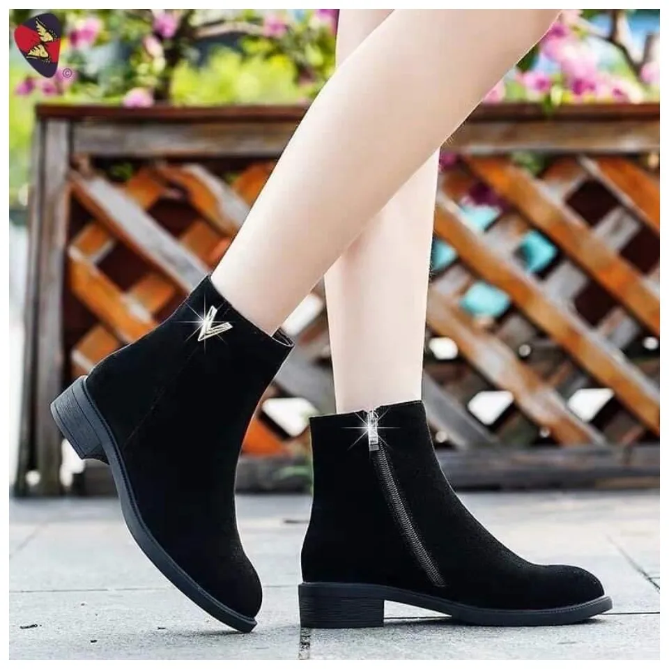 Ankle boots 1 hot sale inch heel