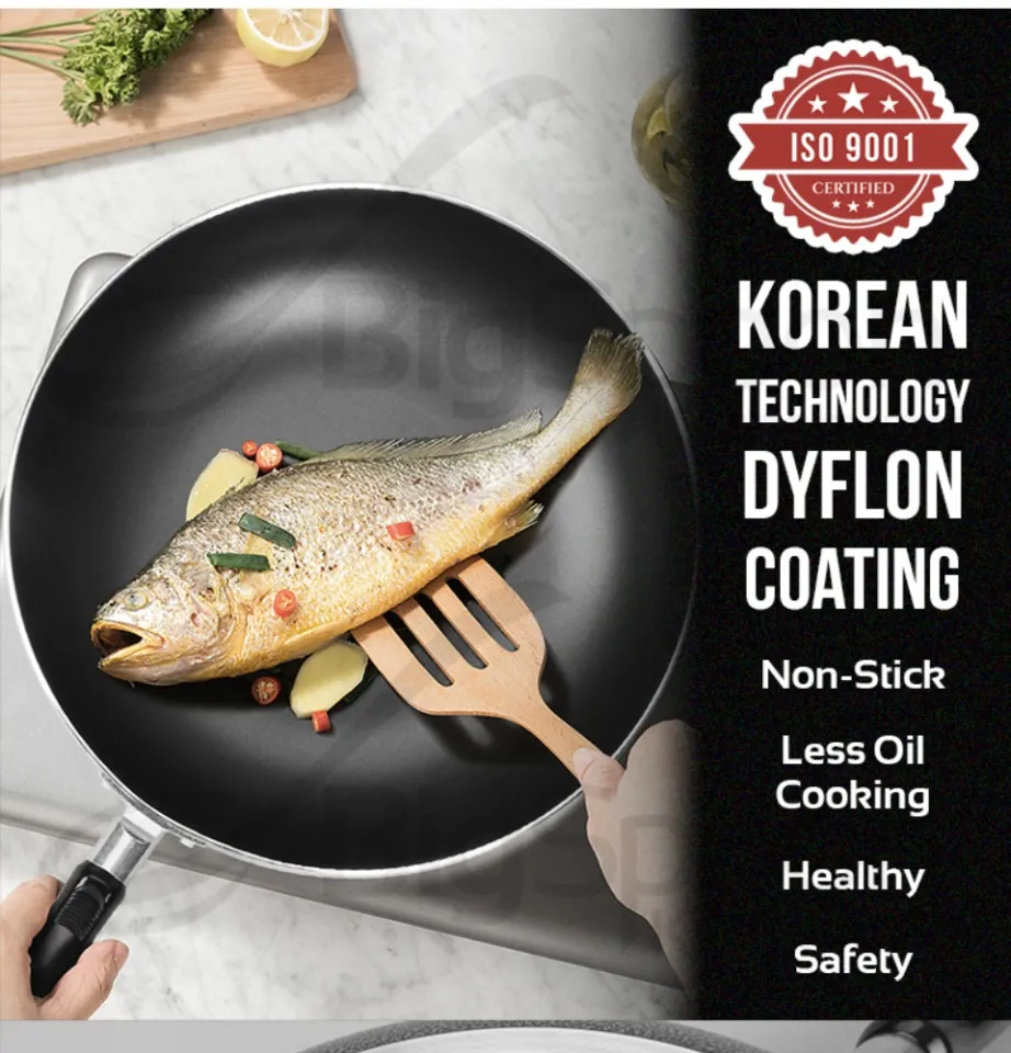 HOMCHEF Aluminium Non-Stick Frying Pan Dyflon Coating Healthy