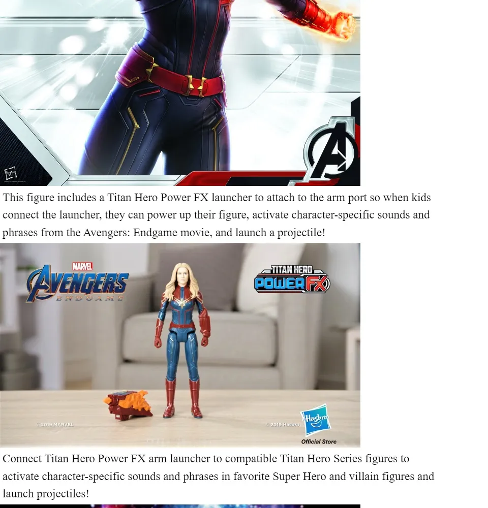avengers marvel endgame titan hero power fx captain marvel