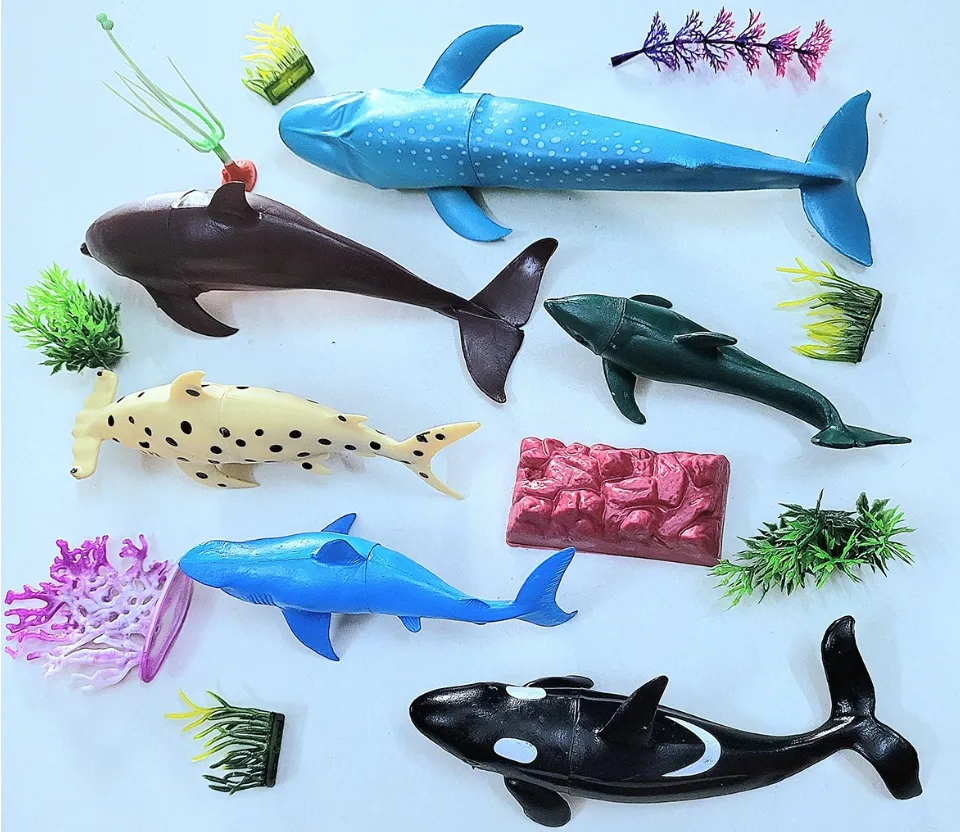 Đồ chơi mô hình Cá biển (14-26 cm) Animal Ocean World cho bé 3 ...
