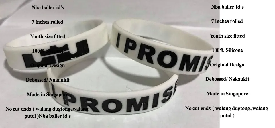 Baller bands Lebron James I PROMISE LOS ANGELES LAKERS AWAY