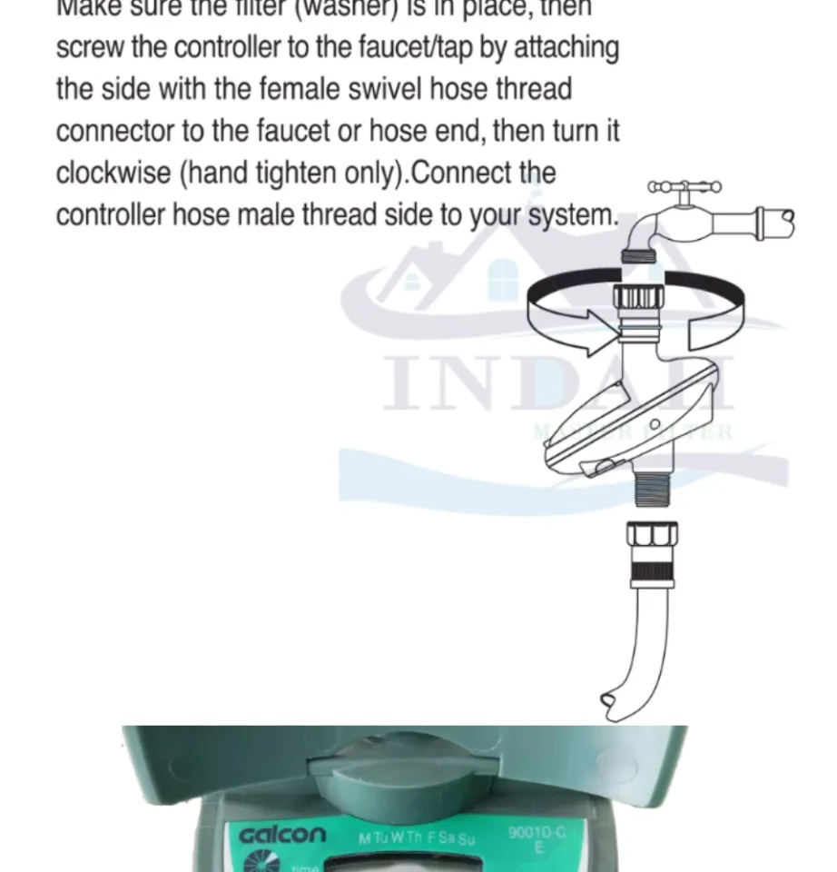 Galcon Flip Open LCD Timer