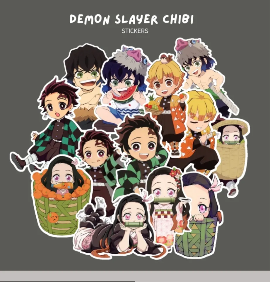 Chibi Demon Tanjiro Vinyl Sticker