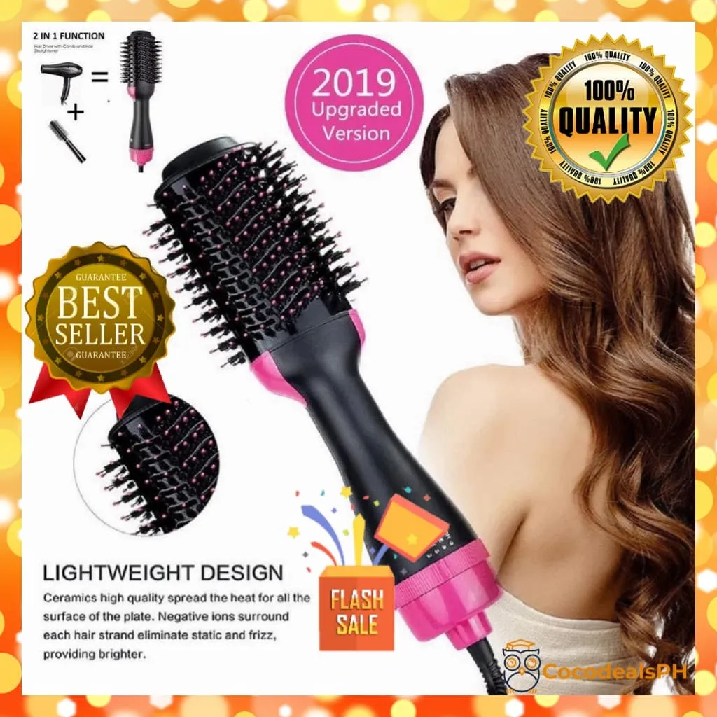 Professional One Step Hair Dryers And Volumizer Styler Blow Drier Hot Air Brush Styling Tools, Upgraded Version, One Step SET OF 2 (Big Discount) | Lazada PH Professional One Step Hair Dryers And Volumizer Styler Blow Drier Hot Air Brush Styling Tools, Upgraded Version, One Step SET OF 2 (Big Discount) | Lazada PH