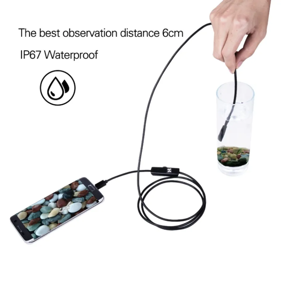 3 in 1 Endoscope Camera 7mm lens IP67 Waterproof Endoscopio USB Android for  Otg Type C