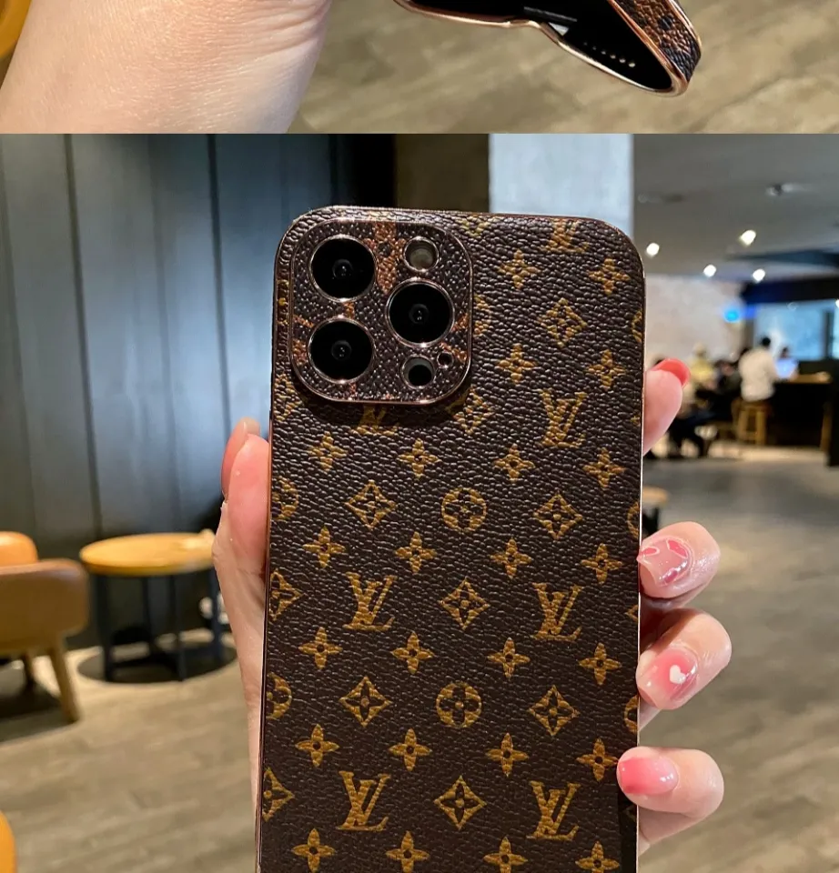 IPhone phone case suitable for iPhone 14, 13, 12, 11 Pro Max Mini XS XR LV  minimalist shockproof phone case, stylish and fall resistant LV phone case  iphone casing