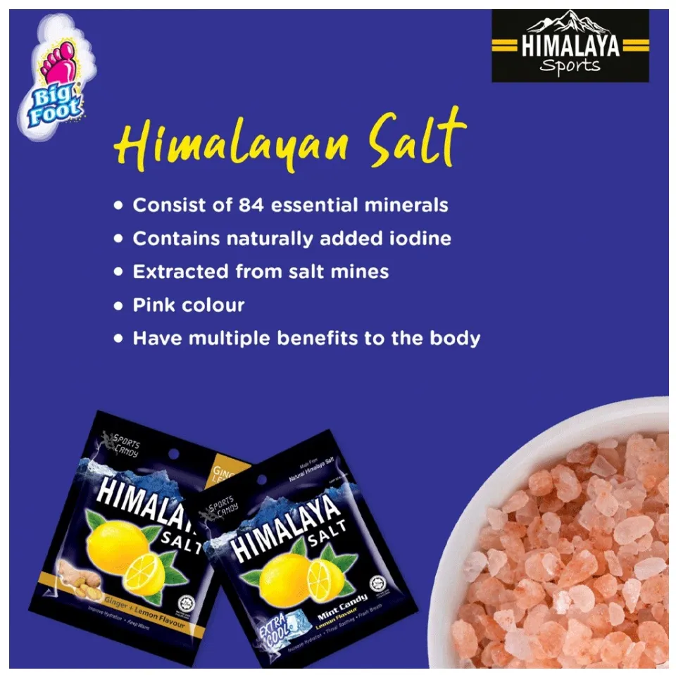 Lemony. Salty. Icy. Himalaya Salt Candy is irrisistibly good! 🤗 Buy n
