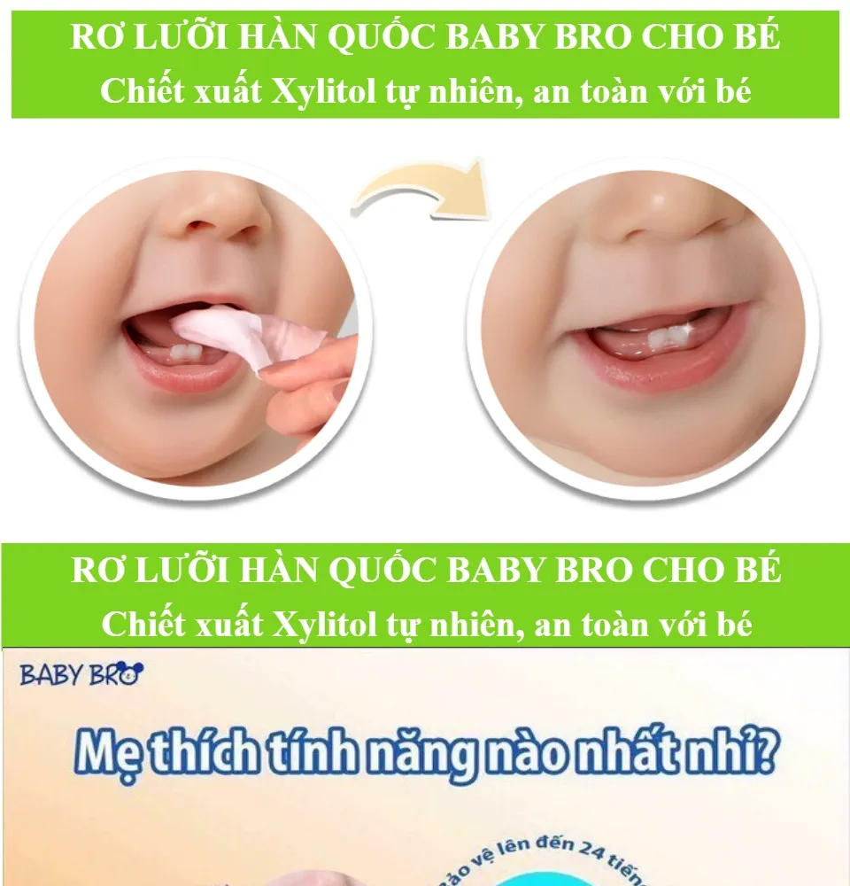 Rơ lưỡi Hàn Quốc Baby Bro - Timikid Store - chứa xylitol tự nhiên ...