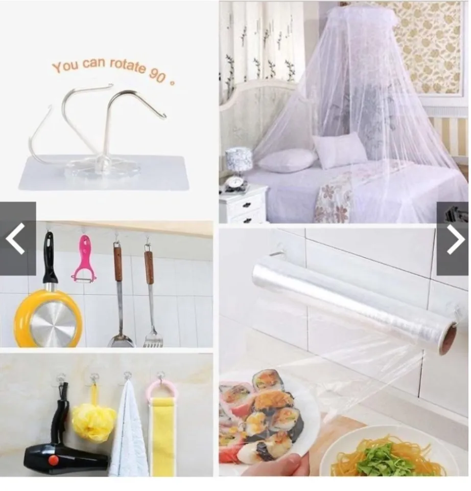 Mosquito Nets Hanger, Ceiling Sticky Hook, Hanger Accessories, Nail  Suckers