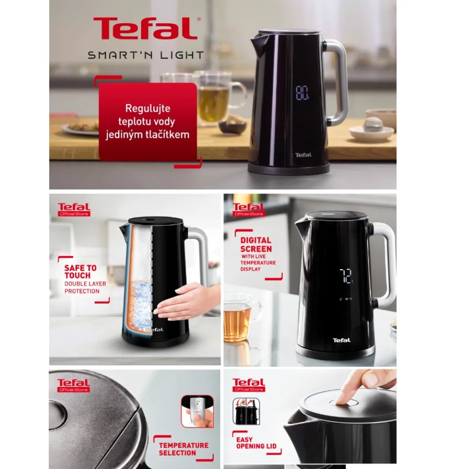 Tefal KO8508 Tefal Smart & Light Kettle 