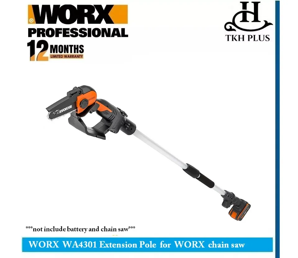 WORX WA4301 Extension Pole for WORX cordless chainsaw WG324E Lazada