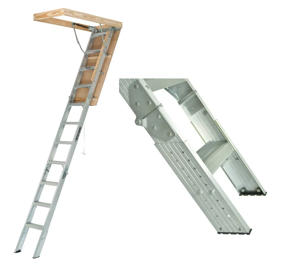 Louisville Aa2510 25.5 x 54 in. Aluminum Attic Ladder