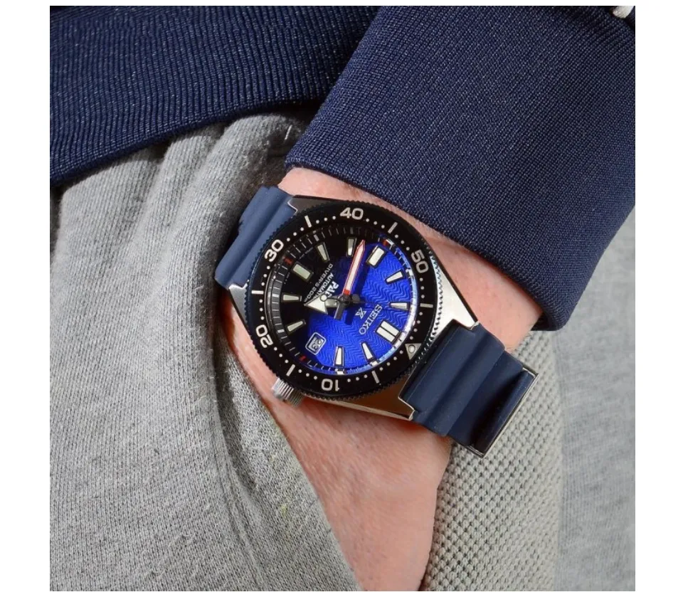 Genuine] Seiko SPB071J1 Prospex PADI Automatic Blue Silicone Strap Diver's  Watch | Lazada