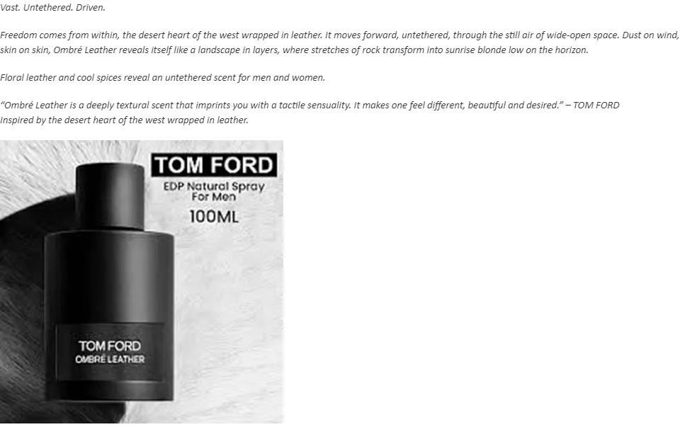 tom ford ombre leather man