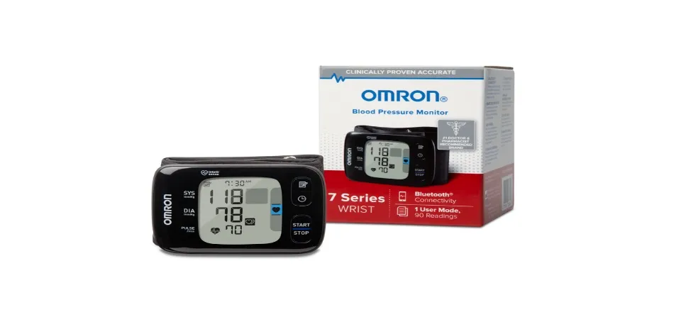 Omron BP6350 7 Series Wireless Wrist Blood Pressure Monitor