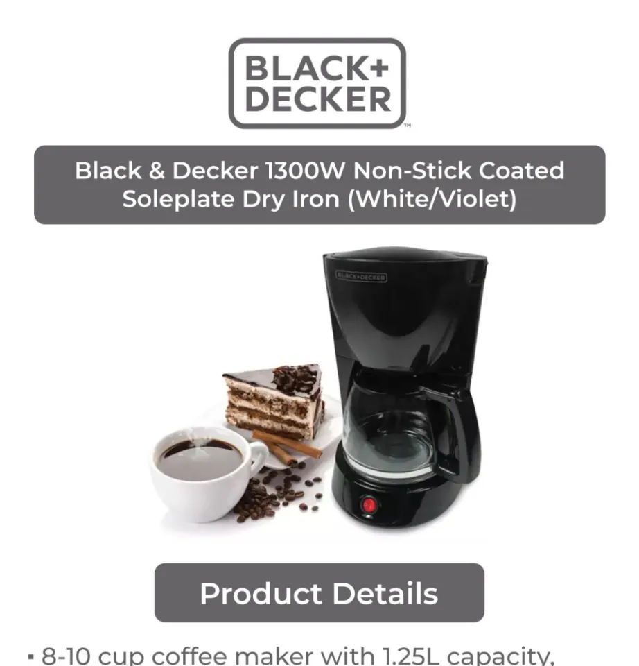 black & decker 8 cup coffee maker