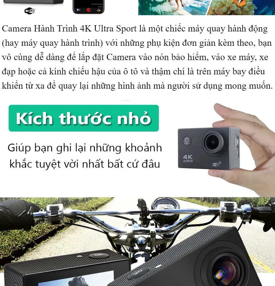 Camera Hành Trình Chống Nước Chống Rung Gắn Mũ Bảo Hiểm - Camera ...