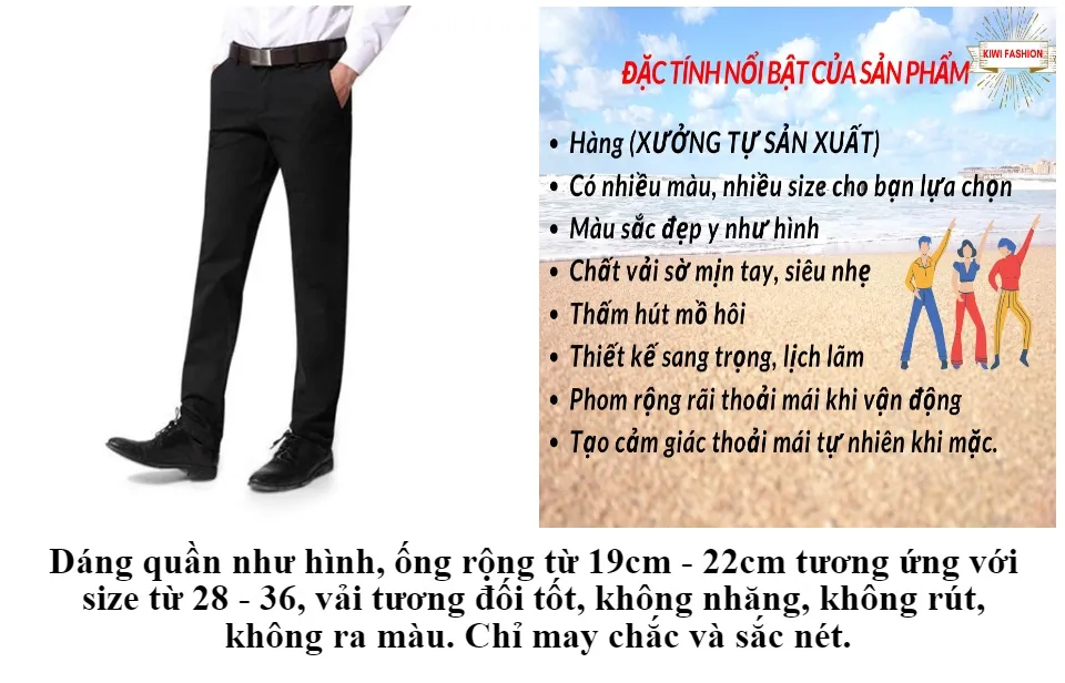 Quần âu nam Aristino thiết kế lịch lãm với nếp ly vĩnh viễn chất liệu cao  cấp luôn giữ phom dáng bền màu - ATR006S7 - MixASale