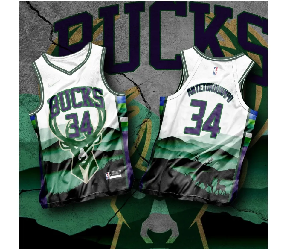 Milwaukee Bucks Customized Number Kit for Alternate Black Jersey –  Customize Sports