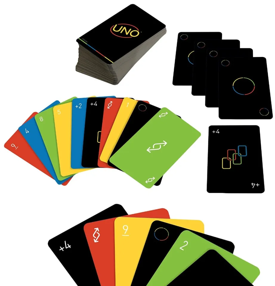 Mattel Games UNO Minimalista Card Game Featuring Designer Graphics by  Warleson Oliviera, 108 Cards, Kid, Family & Adult Game Night, Unique Design