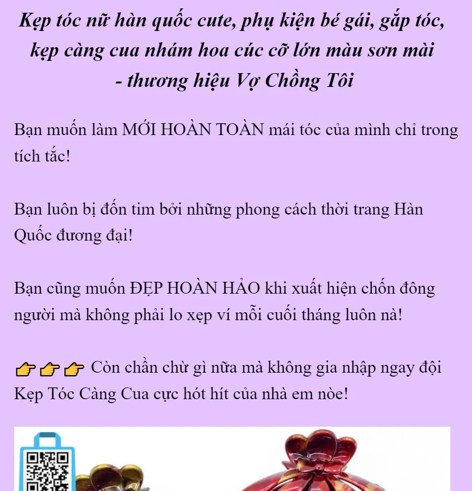 Kẹp tóc: Những chiếc kẹp tóc đẹp mắt và thời trang sẽ khiến bạn muốn khám phá ngay lập tức. Với những kiểu dáng mới lạ và sáng tạo, bạn sẽ có thêm nhiều cách để mix match và tạo nên phong cách thời trang riêng của mình.