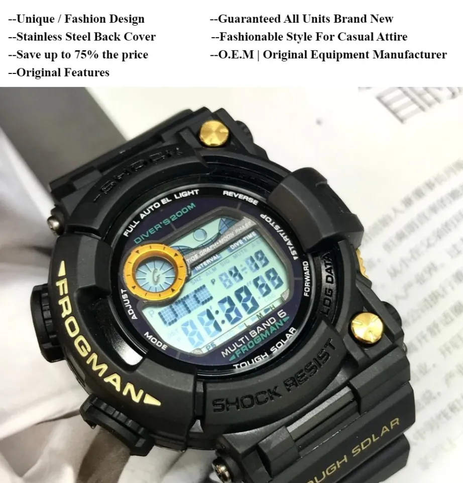 Casio G SHOCK 5ft Gen. FROGMAN GWF 1000 / GWF-1000G-1JR / GWF1000