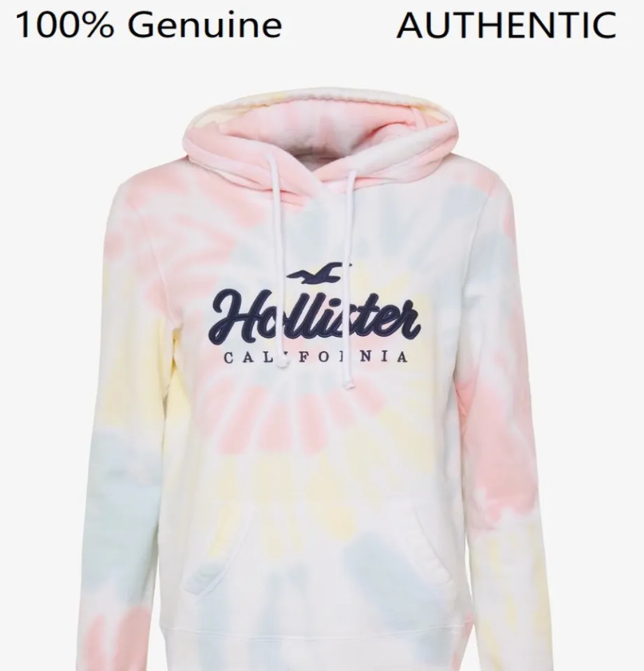 Hollister - Tie-dye hoodie met logo in multi -Large- (100% Brandnew and  101% Legit and Original) - AUTHENTIC moneyback guarantee | Lazada PH