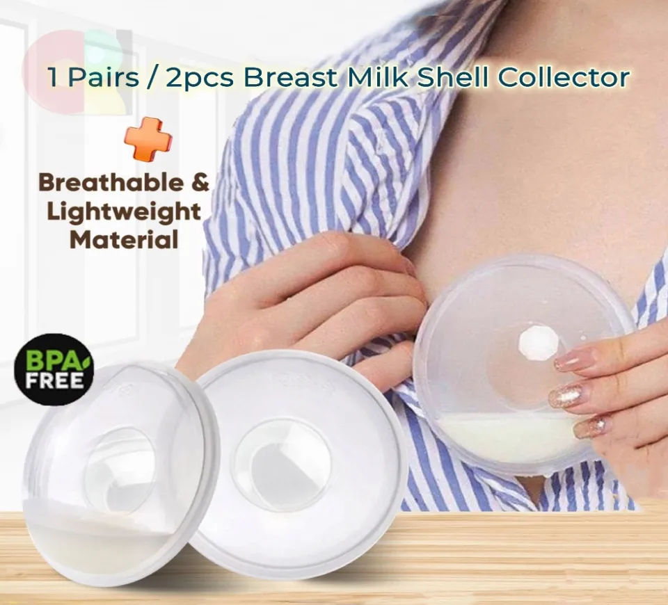 Silicone Leak Proof Breast Milk Collectors Milk Saver for Breastfeeding, Size: 2pcs, White