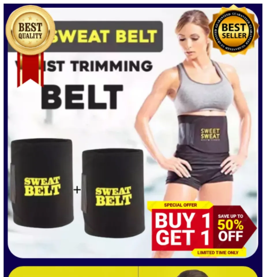 Best Quality BUY 1 TAKE 1 Sweat Belt Waist Trimmer, Sports Magic Sweat Belt  Premium Waist