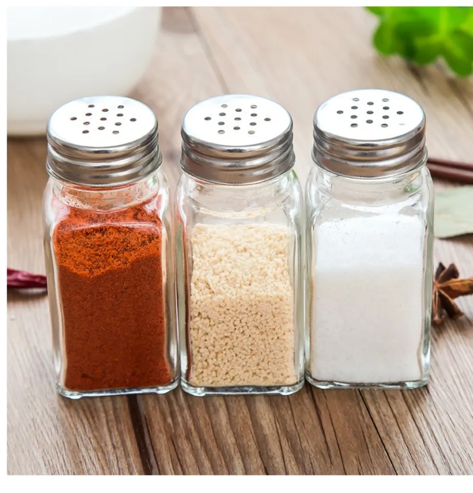 Container Sugar Salt Pepper  Salt Sugar Condiments Container
