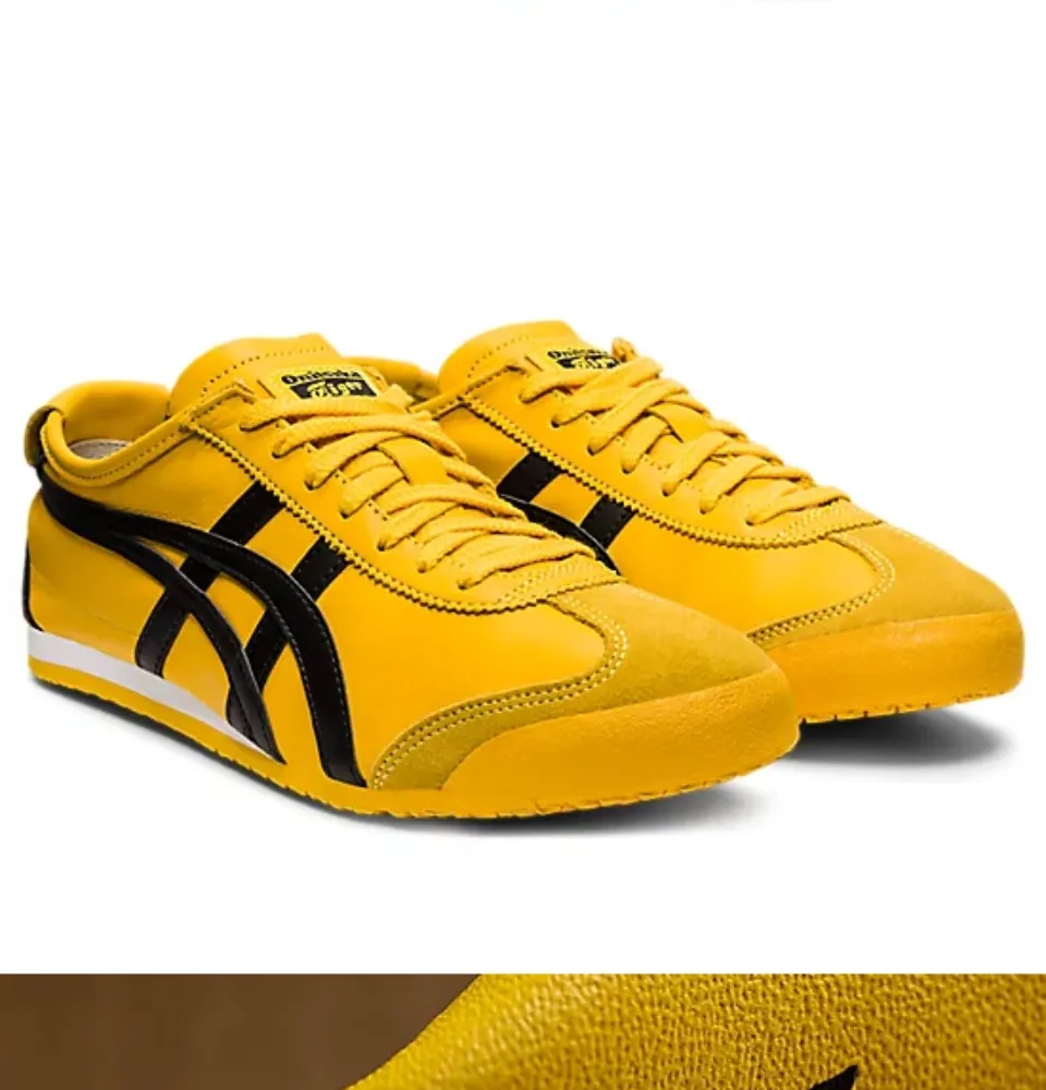 Original Onitsuka Tiger - Dl408 - Sneakers Shoes For Men Or Women -  Yellow/Black - Dl408.0490 - Mexico 66 - Heritage - 100%  Authentic【100%Original】 | Lazada Ph