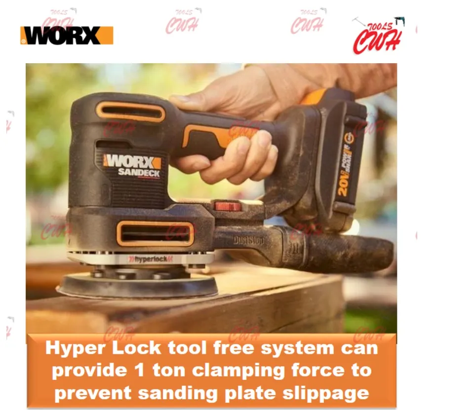 New Worx Sandeck 20V Multi-Sander is a DIY Do-It-All Cordless Sander