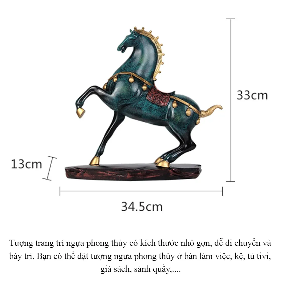 Tượng ngựa tung vó nghệ thuật, tượng ngựa phong thủy - Tượng trang ...