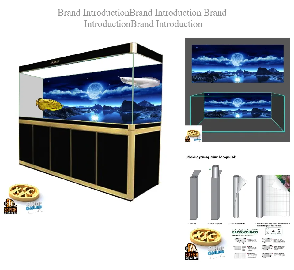 Tranh 3D dán bể cá cảnh hồ thuỷ sinh/Aquarium Background Poster 3D PVC for  fish tank many sizes/HD Aquarium Background Rocky Fish Tank Background |  