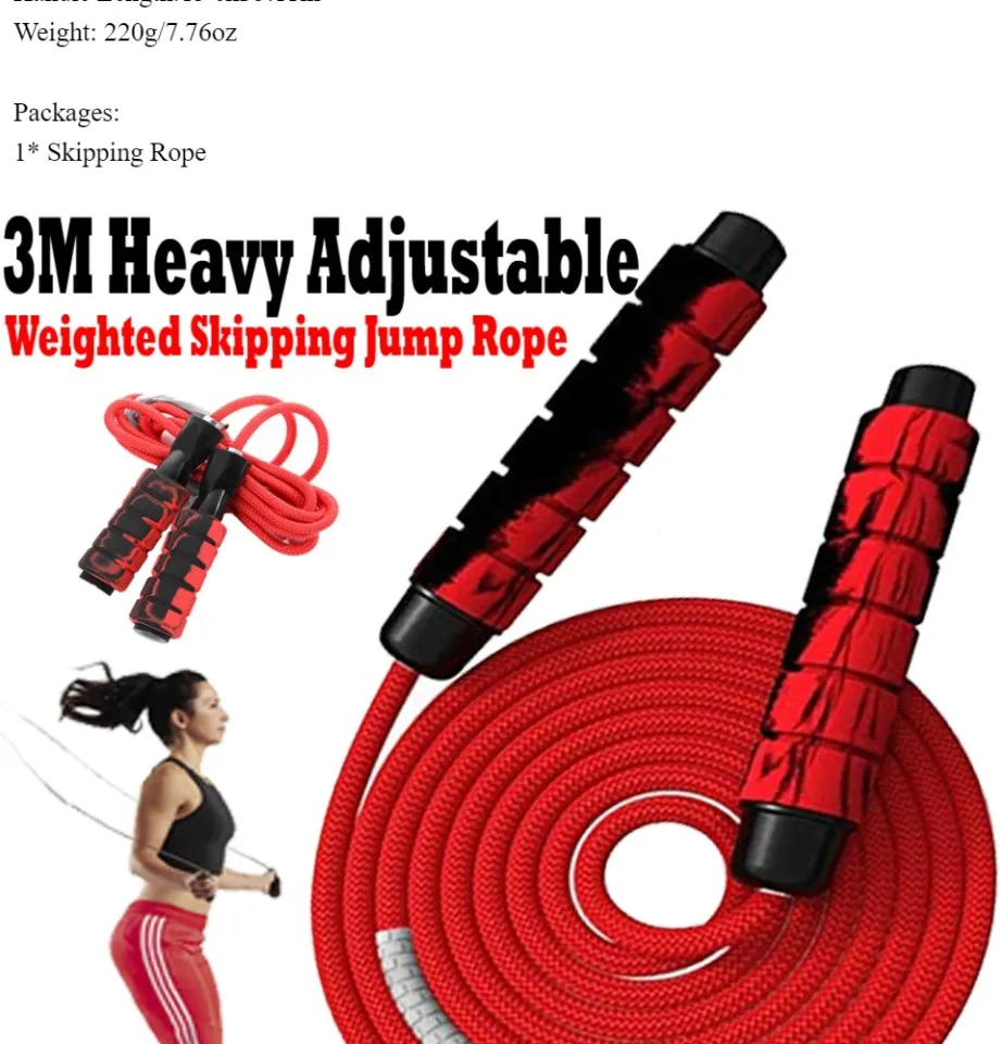 Adjustable Weighted Jump Rope