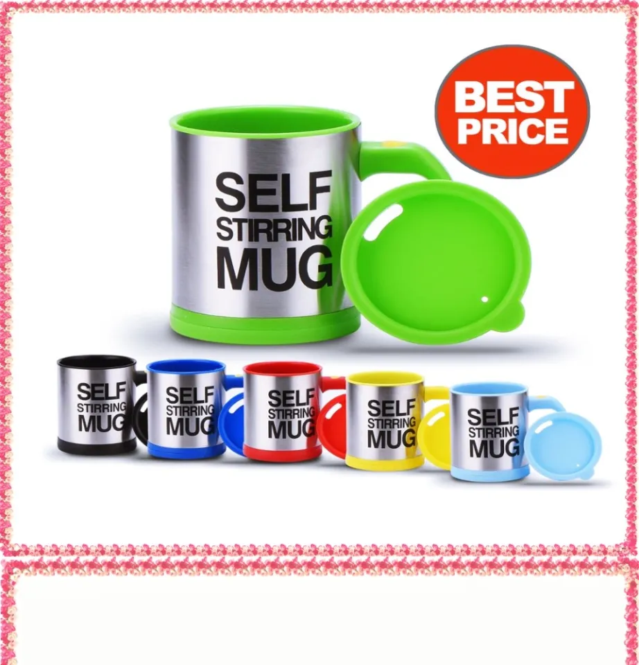  Self Stirring Coffee Mug Cup - Funny Electric Stainless Steel Automatic  Self Mixing & Spinning Home Office Travel Mixer Cup Best Cute Christmas  Birthday Gift Idea for Men Women Kids 8