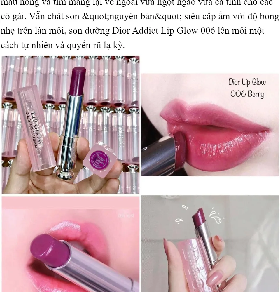 Son Dưỡng Dior Addict Lip Glow 35g của Pháp