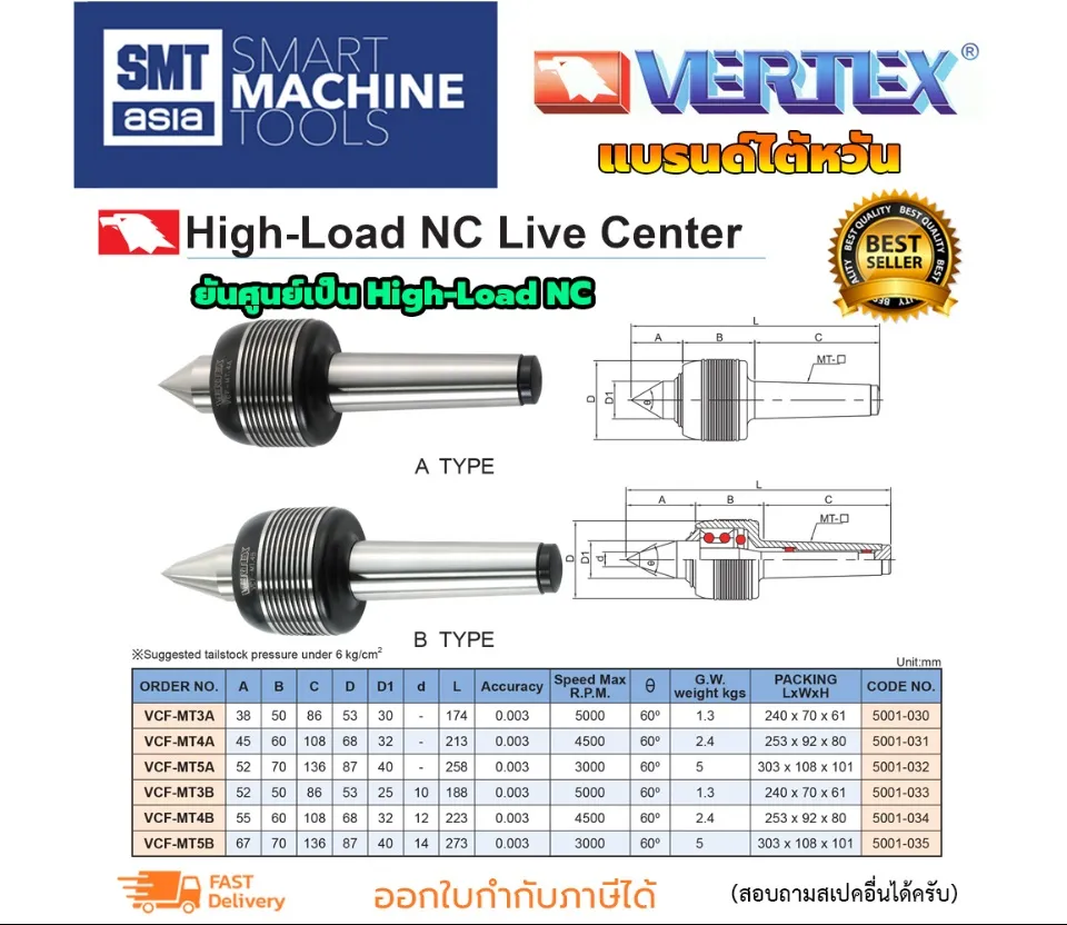 バーテックス NCライブセンタ VCF-MT4A-