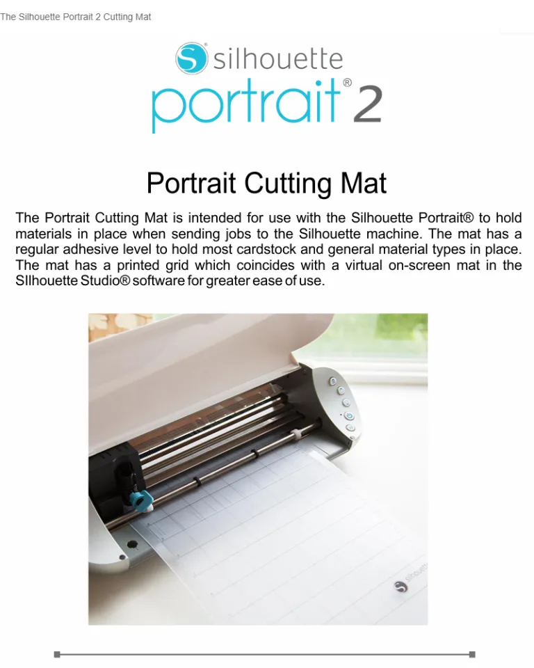 Silhouette Portrait Cutting Mat