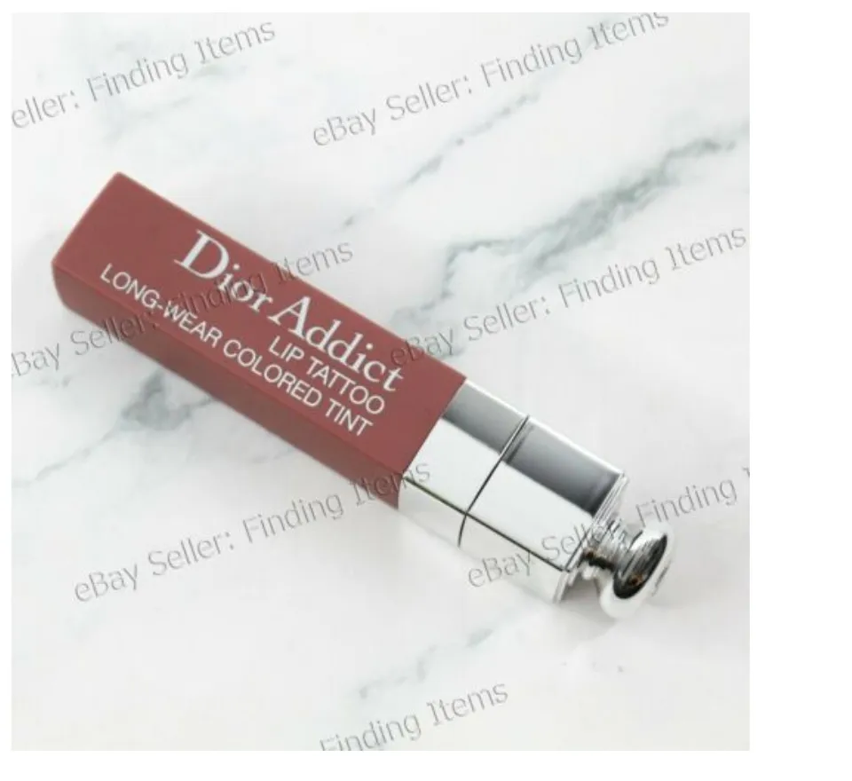 Son Dior Addict Lip Tattoo Màu 491 Natural Rosewood Tint Fullbox Damask   Mỹ Phẩm Chính Hãng