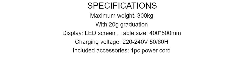 Buy online Electric Scale 300kg (HESA33003) INGCO from GZ Industrial  Supplies in Nigeria.