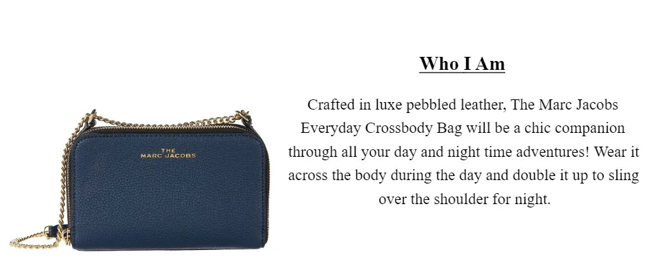 The Marc Jacobs Everyday Crossbody Bag in Blue Sea M0016454