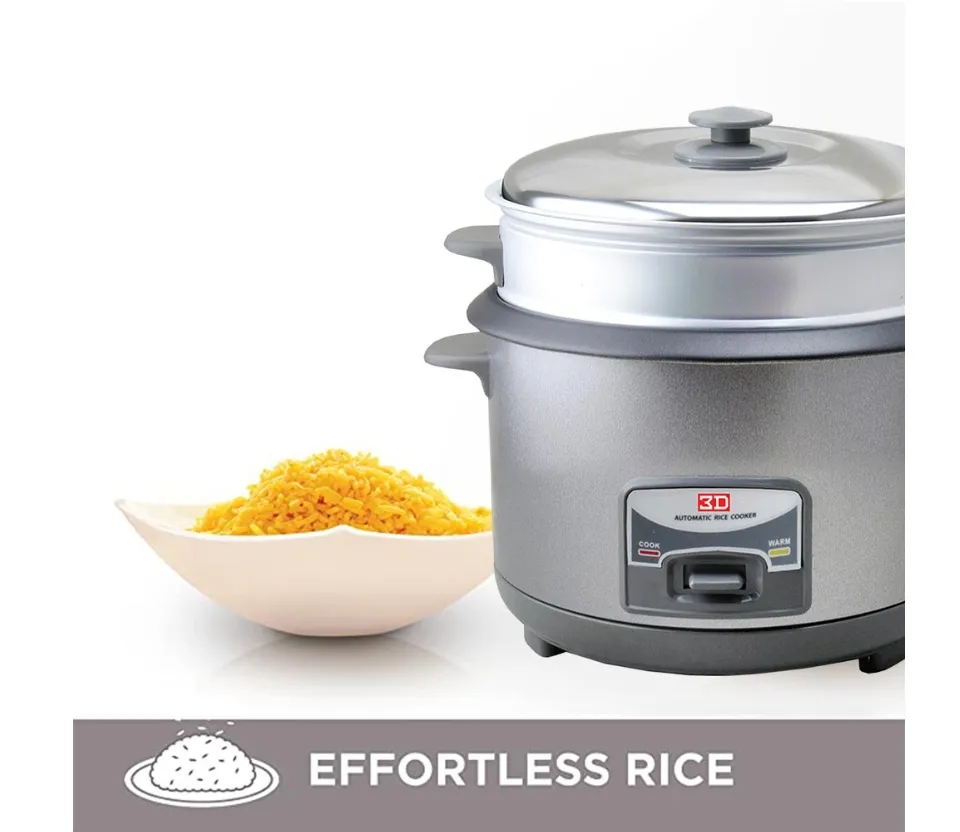 3D RC-16C Rice Cooker 3L with Steamer Lazada PH